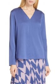 BOSS Ivala Stretch Silk Blouse   Nordstrom at Nordstrom